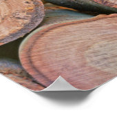 丸太の山 ポスター (角)