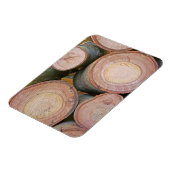 丸太の山 マグネット (左側)