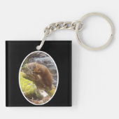 丸太の松 キーホルダー (裏面)