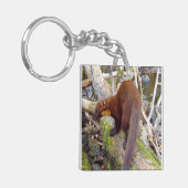 丸太の松 キーホルダー (正面左)