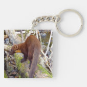 丸太の松 キーホルダー (裏面)