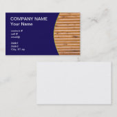 丸太小屋の壁 名刺 (正面/裏面)