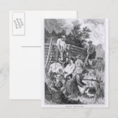 丸太小屋を造ること ポストカード (正面/裏面)