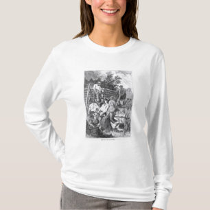 丸太小屋を造ること Tシャツ