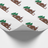 丸太小屋 ラッピングペーパー (角)