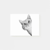 丸太猫 ポストイット (正面)