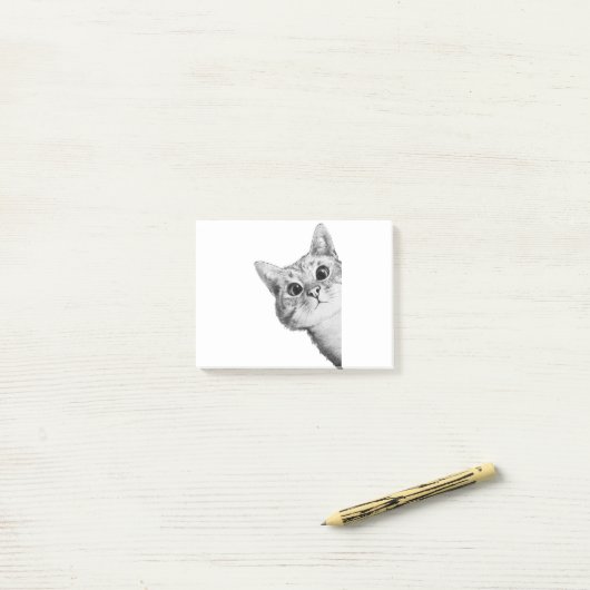 丸太猫 ポストイット (デスク上)