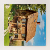 丸太魅力的小屋 ジグソーパズル (横)
