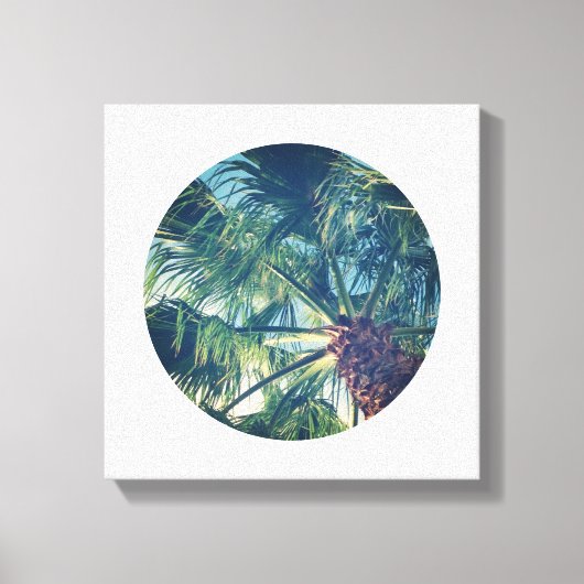 丸形フレーム写真 キャンバスプリント (正面)