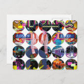 丸形写真のポストカード ポストカード (正面/裏面)