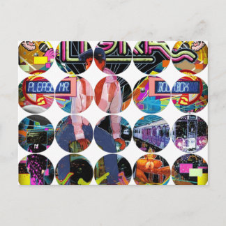 丸形写真のポストカード ポストカード