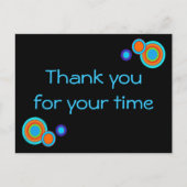 丸感謝してい葉書 ポストカード (正面)