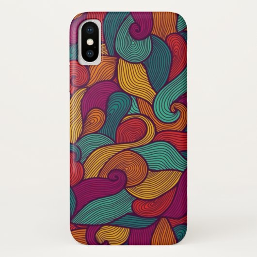 丸数々の色デザイン Case-Mate iPhoneケース (裏面)