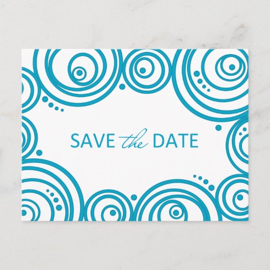 丸日付はがきを保存する 案内ポストカード (正面)