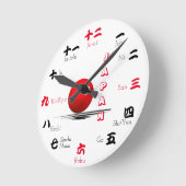 丸日本の時計 ラウンド壁時計 (傾斜)