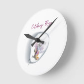 丸時計 ラウンド壁時計 (傾斜)