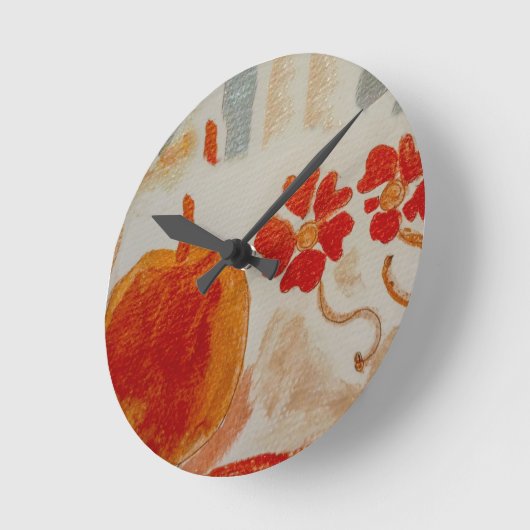 丸時計 ラウンド壁時計 (傾斜)