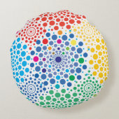 丸曼荼羅3 ラウンドクッション (裏面)