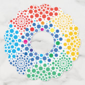 丸曼荼羅3 ワイングラスタグ (正面)