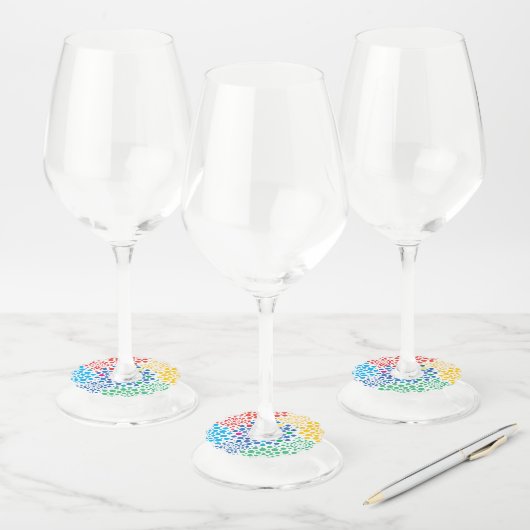 丸曼荼羅3 ワイングラスタグ (セット)