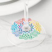 丸曼荼羅3 ワイングラスタグ (クローズアップ)