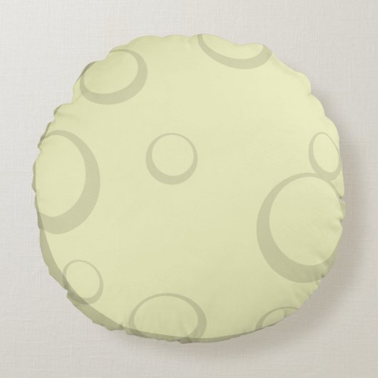 丸月満月装飾用クッション ラウンドクッション (正面)