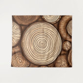 丸木の丸木木木林 タペストリー (正面(横))