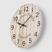 丸木効果 ラージ壁時計 (傾斜)