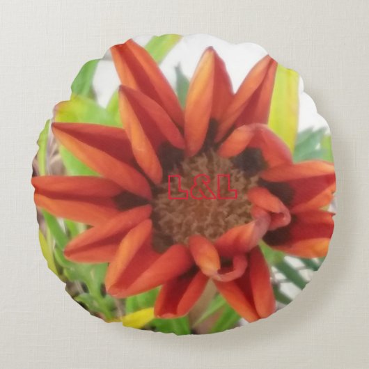 丸枕木綿A ラウンドクッション (正面)