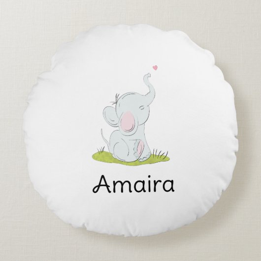 丸枕 ラウンドクッション (正面)