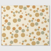 丸模様 ラッピングペーパー (フラット)