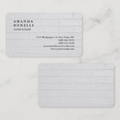 丸独占的壁トレンディーミニマリストグレー 名刺 (正面/裏面)