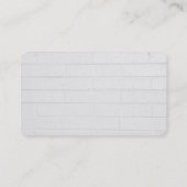 丸独占的壁トレンディーミニマリストグレー 名刺 (裏面)