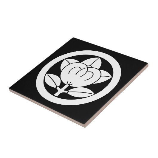 丸瓦のミカン タイル (側面)