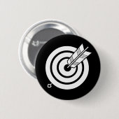 丸的に当たり矢 缶バッジ (正面&裏面)