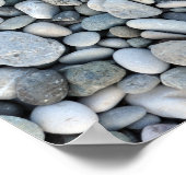 丸石の質岩の鉱物自然 ポスター (角)