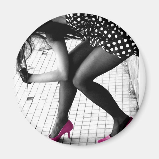 丸磁石 – カスタマイズ マグネット (正面)