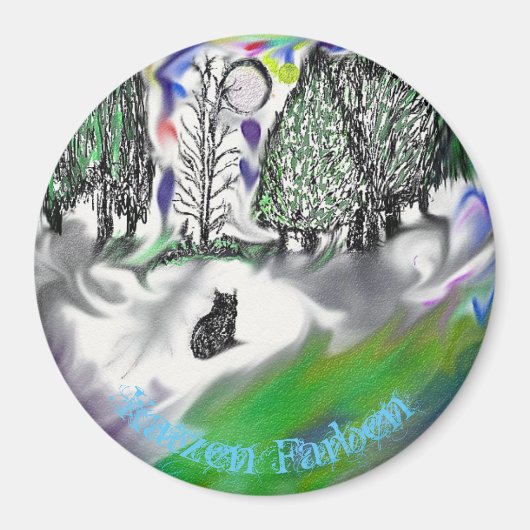 丸磁石「カツェン・ファルベン」 マグネット (正面)