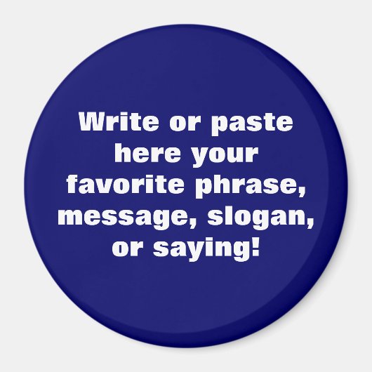 丸磁石（3インチ） マグネット (正面)