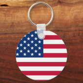 丸米国旗 キーホルダー (正面)