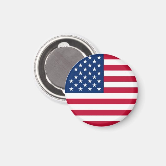 丸米国旗 マグネット (正面/裏面)