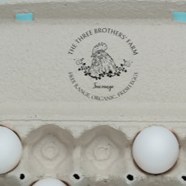 丸素朴い |ヴィンテージカスタム生卵パック ラバースタンプ