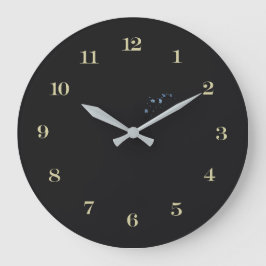 丸素朴形アクリコンテンポラリール壁時計 ラージ壁時計