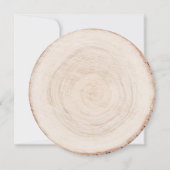 丸素朴木カットグレイン結婚ズ 招待状 (裏面)