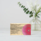 丸素朴鋸木工職業QRコード 名刺 (スタンド正面)