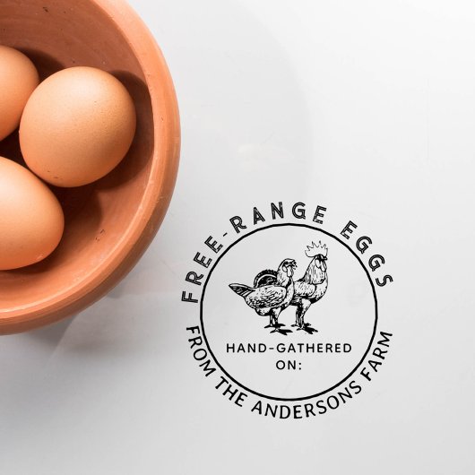 丸素朴鶏養殖卵カートンカスタムー セルフインキングスタンプ