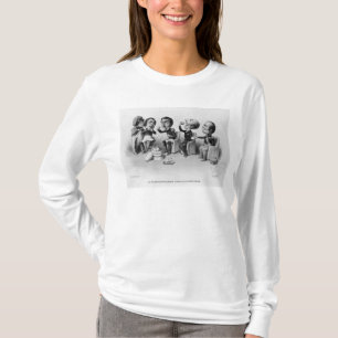 丸薬を飲み込むForced絶対王 Tシャツ
