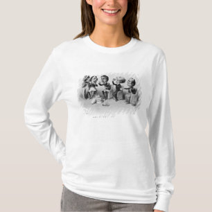 丸薬を飲み込むForced絶対王 Tシャツ