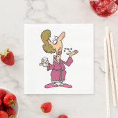 丸薬を飲む人 スタンダードランチョンナプキン (インサイチュ)