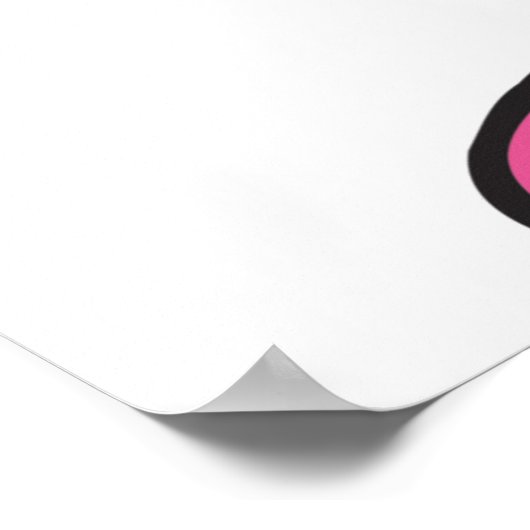 丸薬を飲む人 ポスター (角)